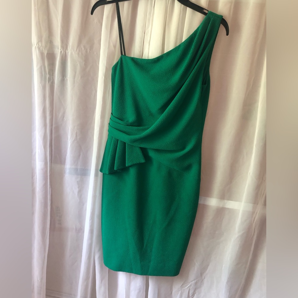 COPY - David Meister one shoulder sheath dress size 2
